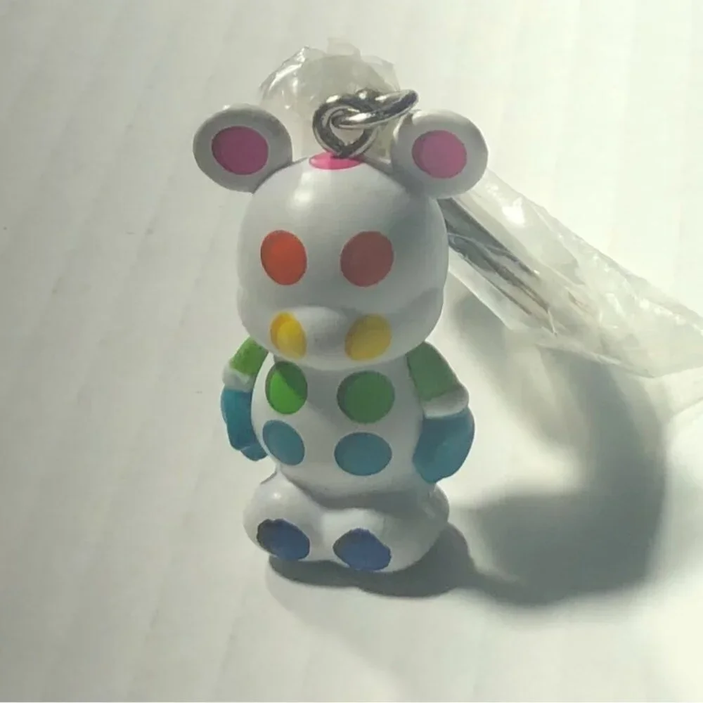 NWOT Rare Disney Vinylmation Series 8 Keychain Goofy's Candy Co Polka Dot